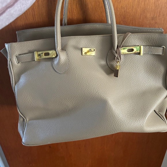 Italian leather Firkin - Picture 1 of 10